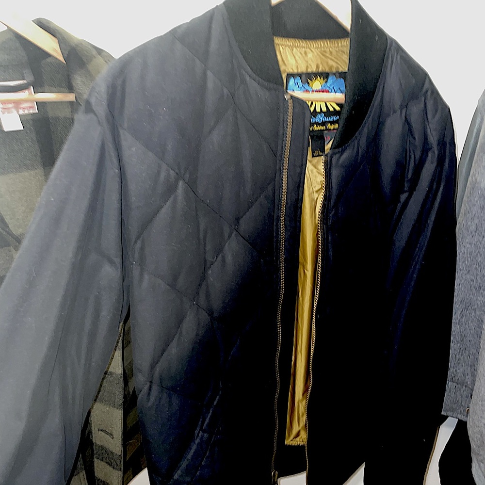 Eddie Bauer bomber down jacket